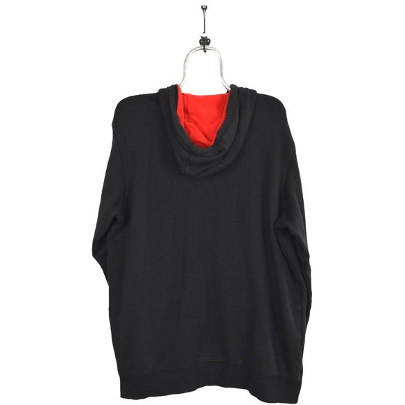 Modern Adidas hoodie, black embroidered sweatshirt - XL - Picture 5 of 5